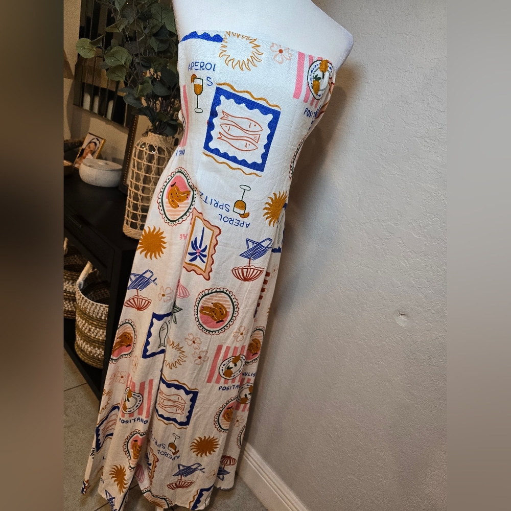 Paper Heart Australia Colorful Graphic Print Maxi Dress - Picture 8 of 9
